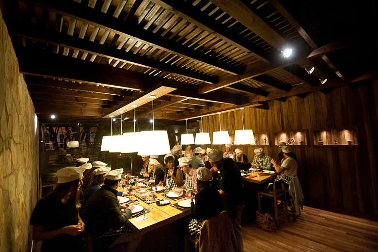 Interior do restaurante The Argentine Experience