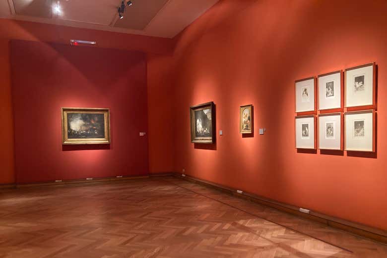 Uma das salas do museu