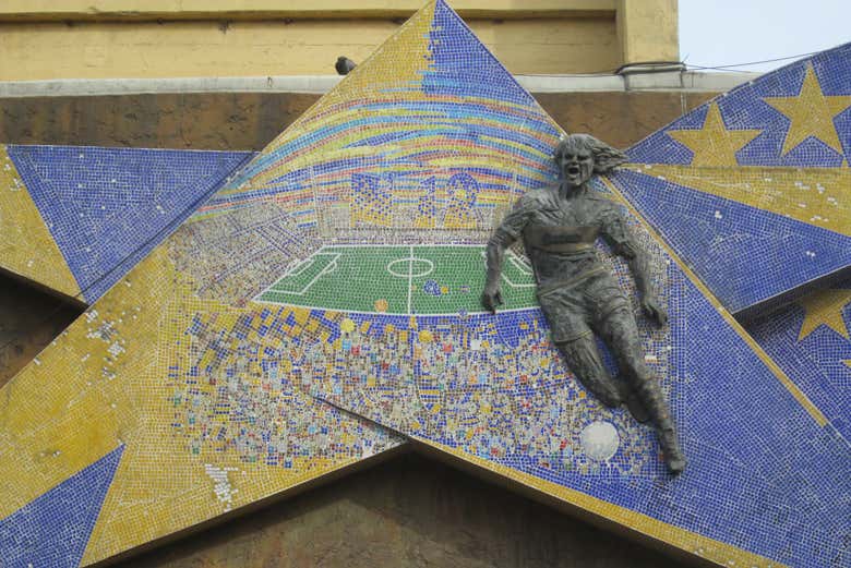 Particolare dello stadio di La Bombonera