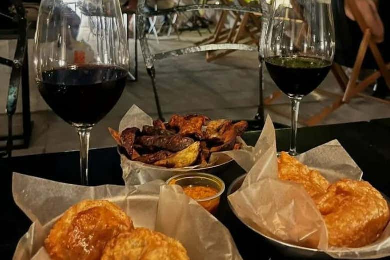 Todo listo para la cata