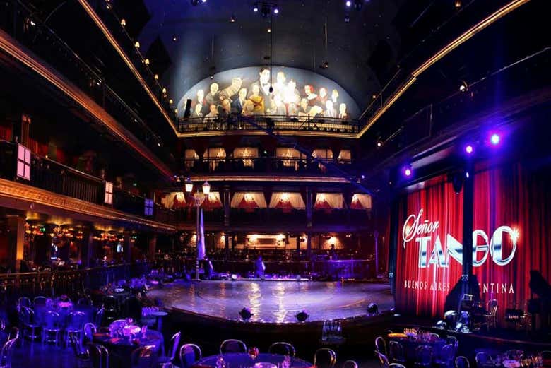 El escenario de Señor Tango