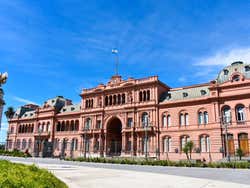 Casa Rosada in the Plaza de Mayo