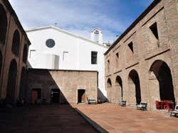Interior courtyard in the Illuminated Block