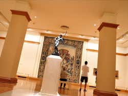 Inside the National Museum of Fine Arts