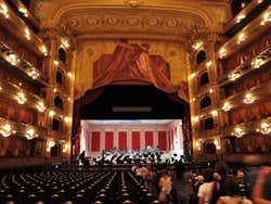 Inside the Teatro Colón