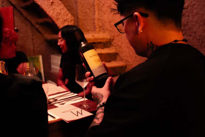 Sample delicious wine