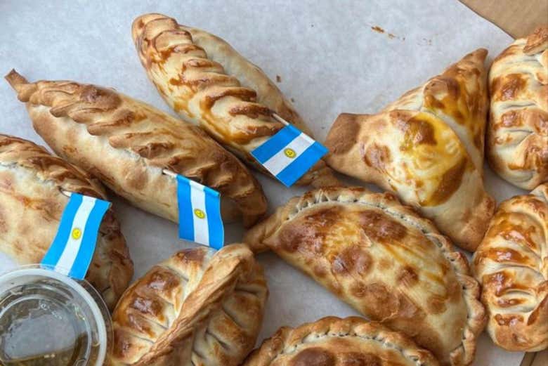 Enjoy delicious empanadas