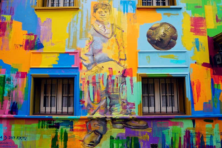 Você verá grandes obras de street art portenhas