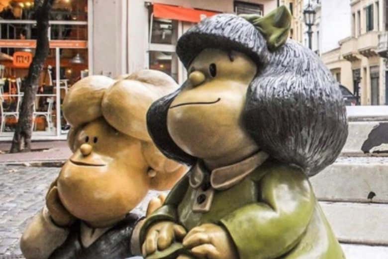 Você conhecerá a estátua de Mafalda
