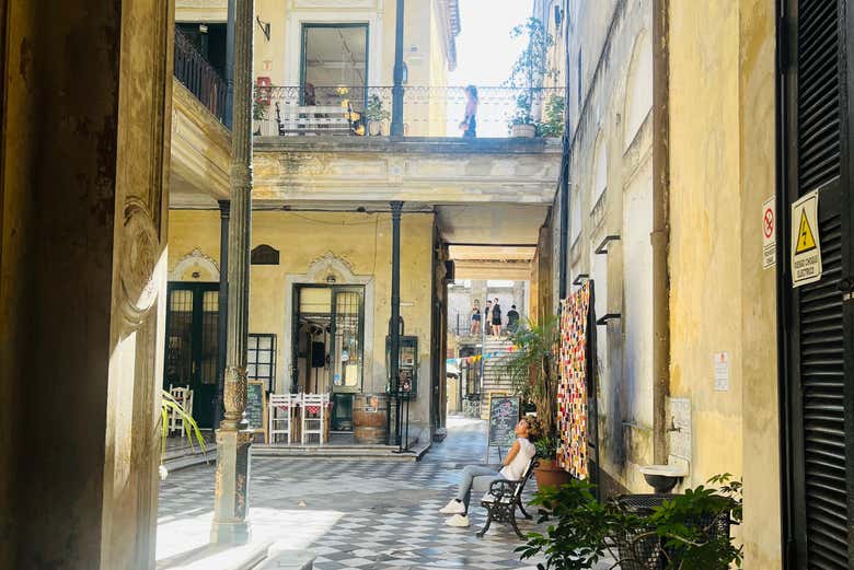 Típica casa de San Telmo