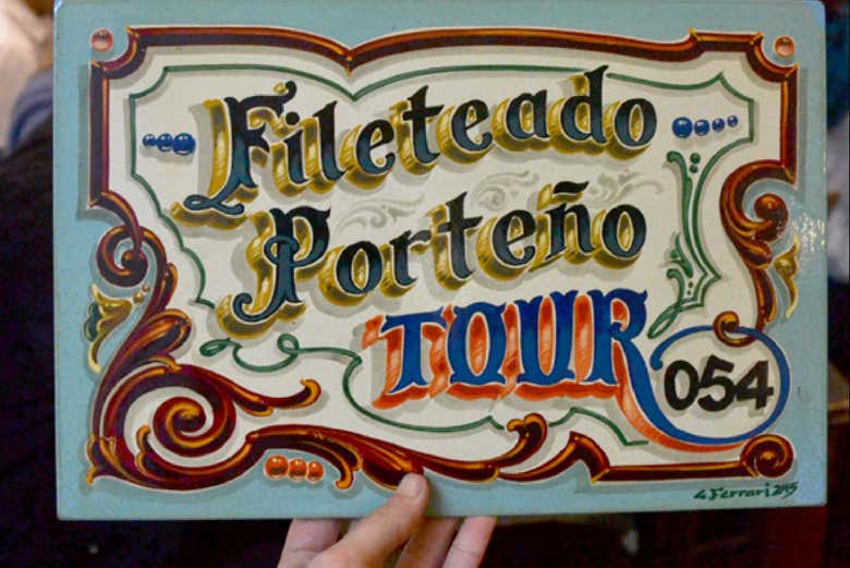 Realizaréis un taller de fileteado porteño