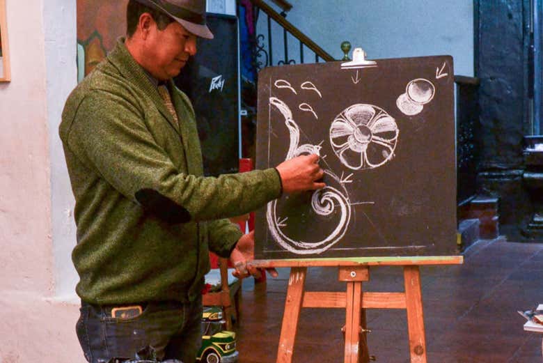 Learn the techniques behind fileteado porteño