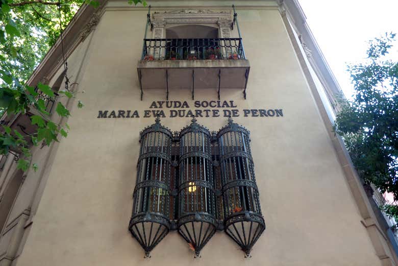 Exterior del Museo Evita, en el barrio Palermo de Buenos Aires