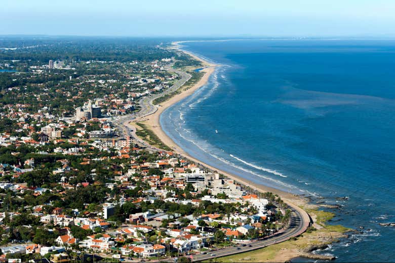 Vista aerea di Montevideo