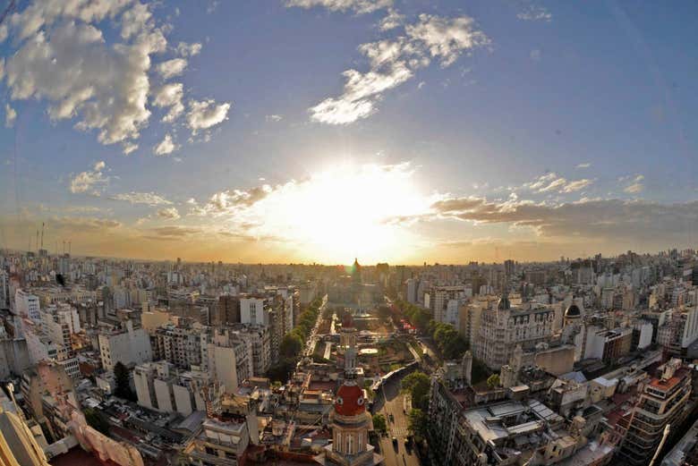 Vistas desde el faro del Palacio Barolo