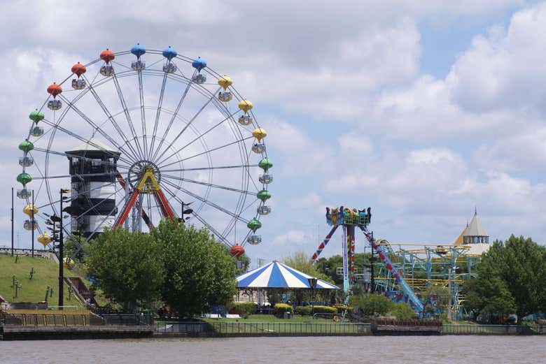 Vistas do Parque de la Costa, em Tigre