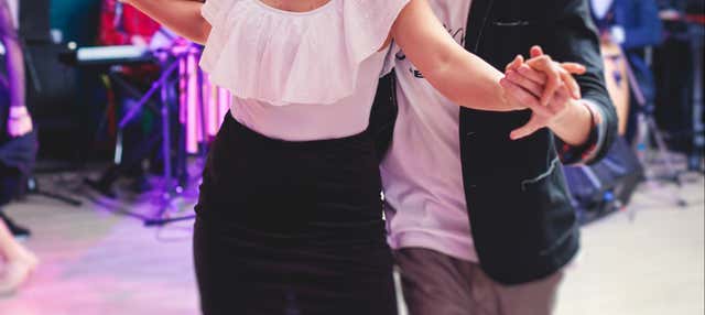 Tango Lesson in a Milonga in Buenos Aires