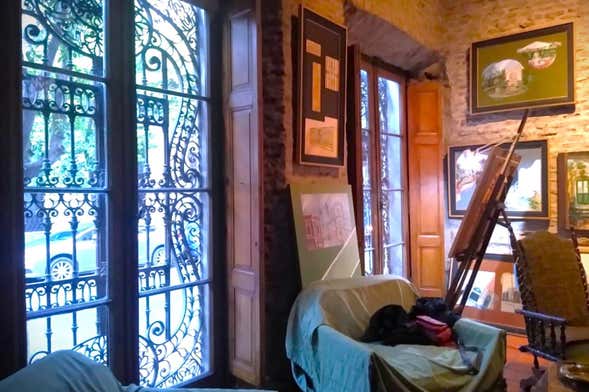 Visite d'un atelier d'art à San Telmo
