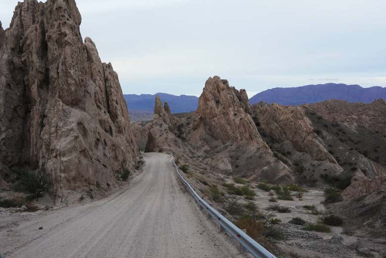 Recorriendo las carreteras de la Quebrada de las Flechas