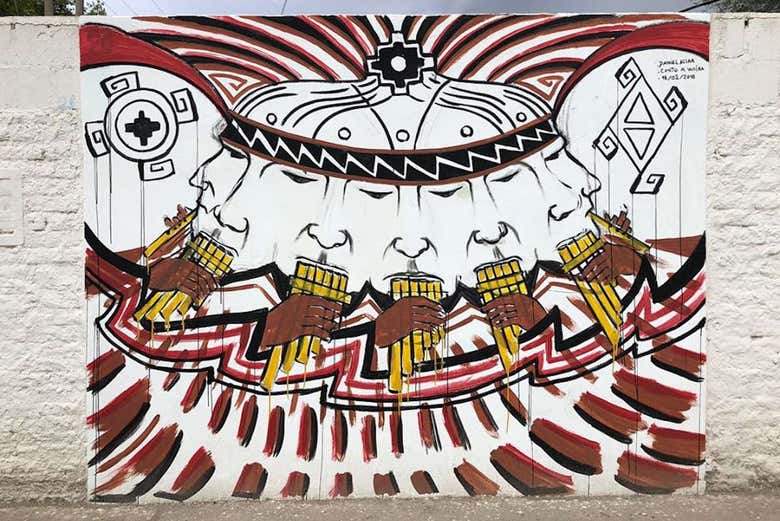 Art urbain à Cafayate