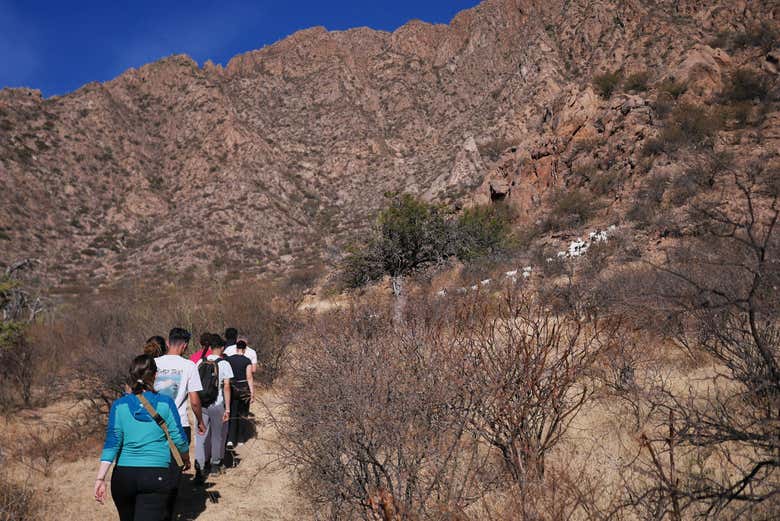 La ruta de trekking por El Divisadero