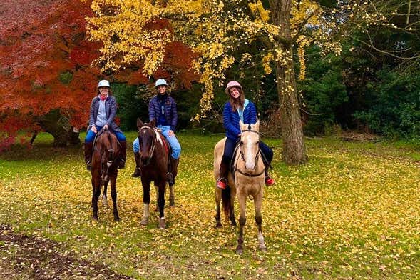 Passeggiata a cavallo all'Estancia Villa María