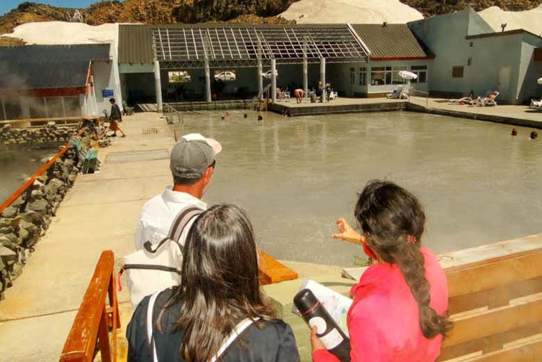 Relax at the Copahue thermal springs