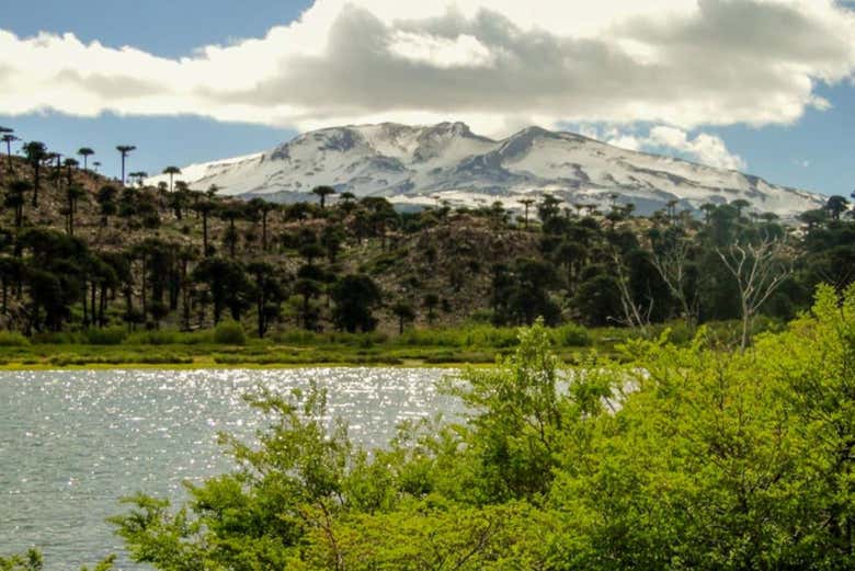 Le paysage depuis la Laguna Escondida