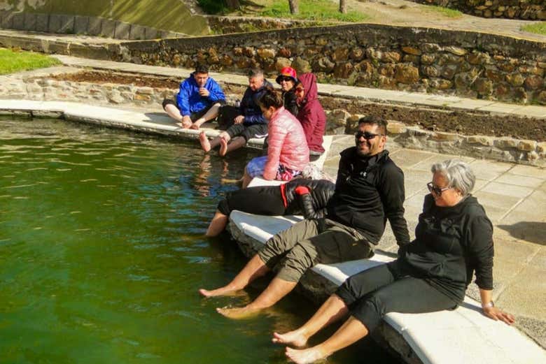 Enjoy your time at the Copahue hot springs