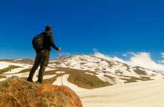 Trekking hasta el Hito Copahue