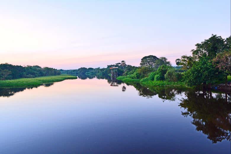Rio Pilcomayo no seu curso por Clorinda