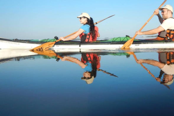 Tour en kayak por el río Uruguay