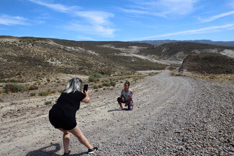 Tirando a foto de lembrança