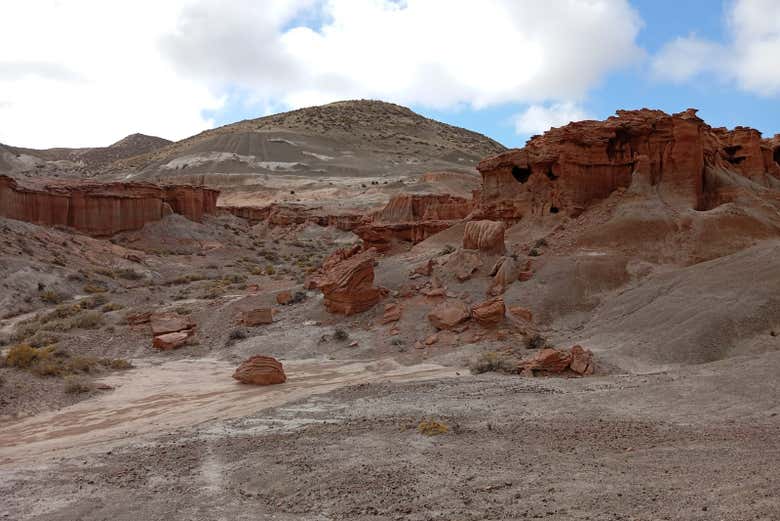Valle de Marte en Chubut