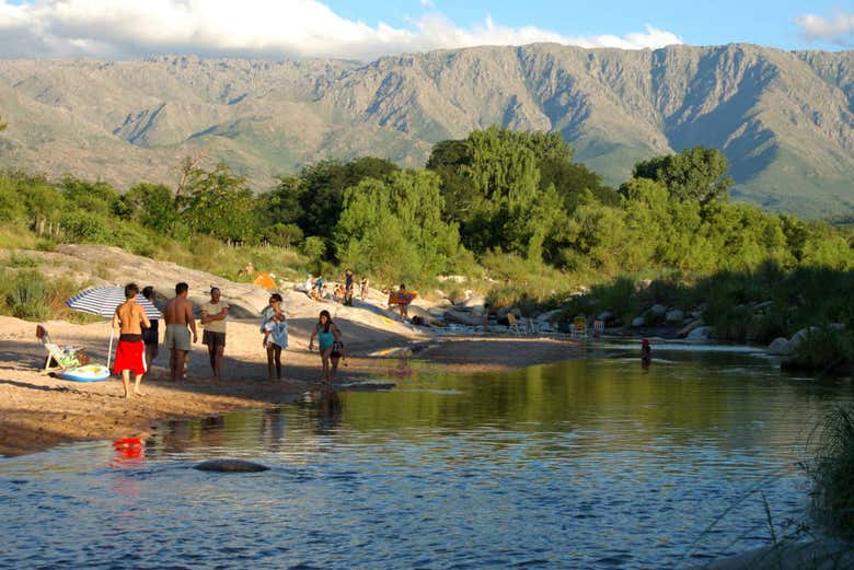 Balneário Los Elefantes, no Valle de Traslasierra