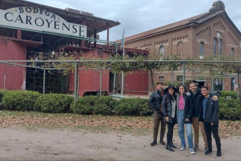 In front of Caroyense Winery