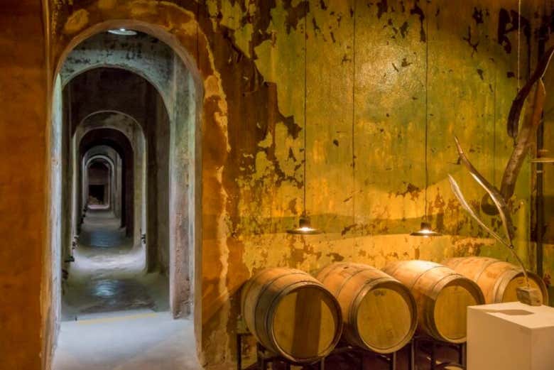 Inside the wineries