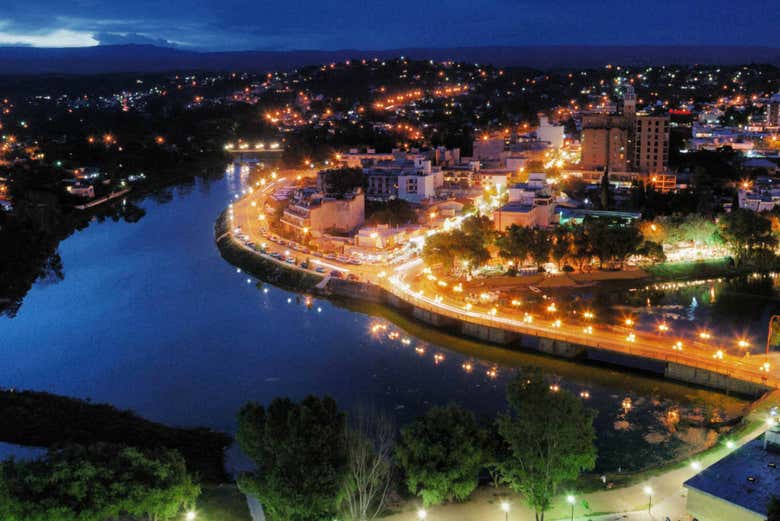 Panoramic view of Villa Carlos Paz