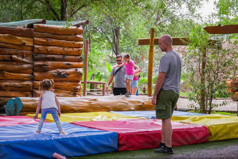 Saltando sui materassini