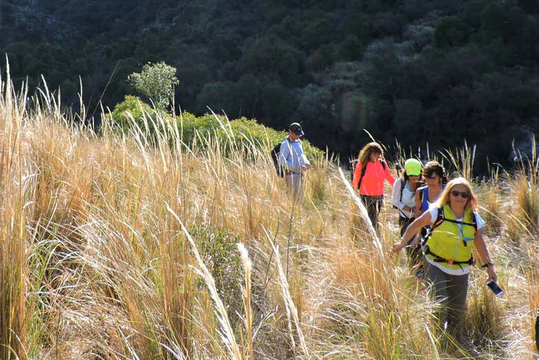 Ruta de trekking por el Parque Nacional Quebrada del Condorito