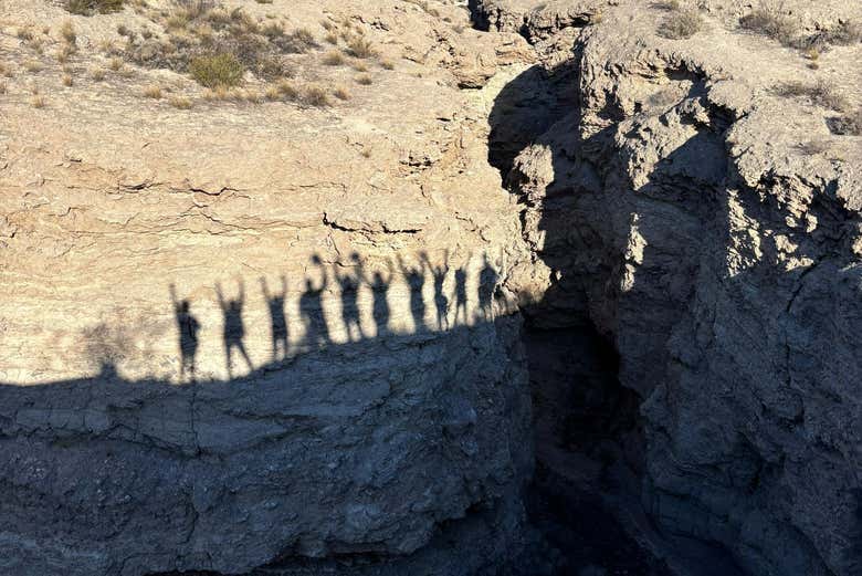 Sombras en el Cañadón La Angostura