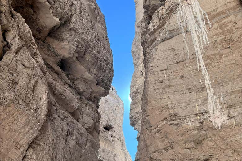 Altas paredes del Cañadón La Angostura