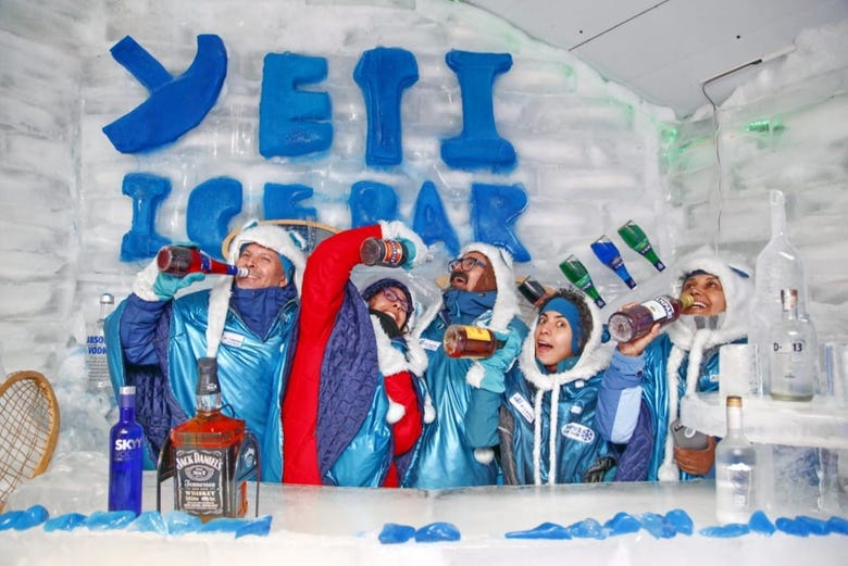 Check out the Yeti Ice Bar