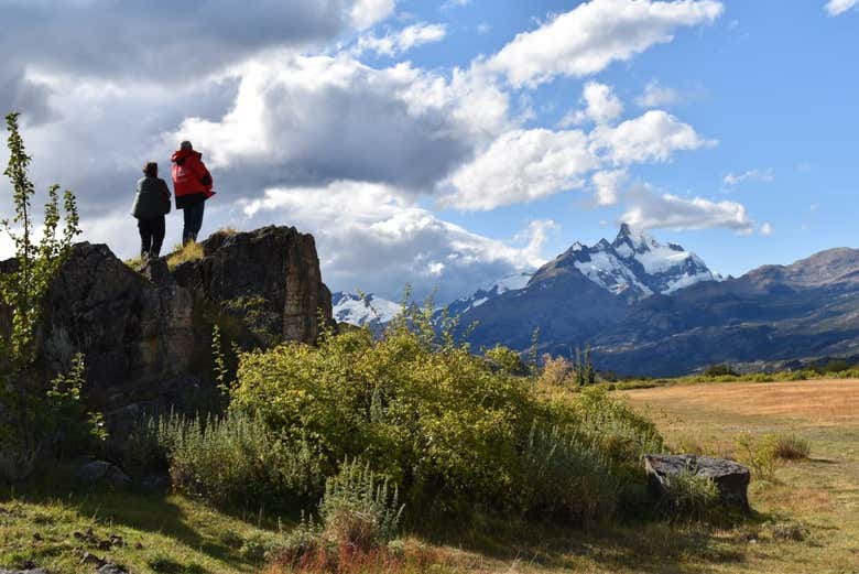 Disfrutando de los paisajes