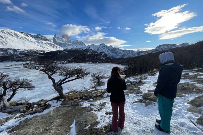 Admirando la majestuosidad de este lugar