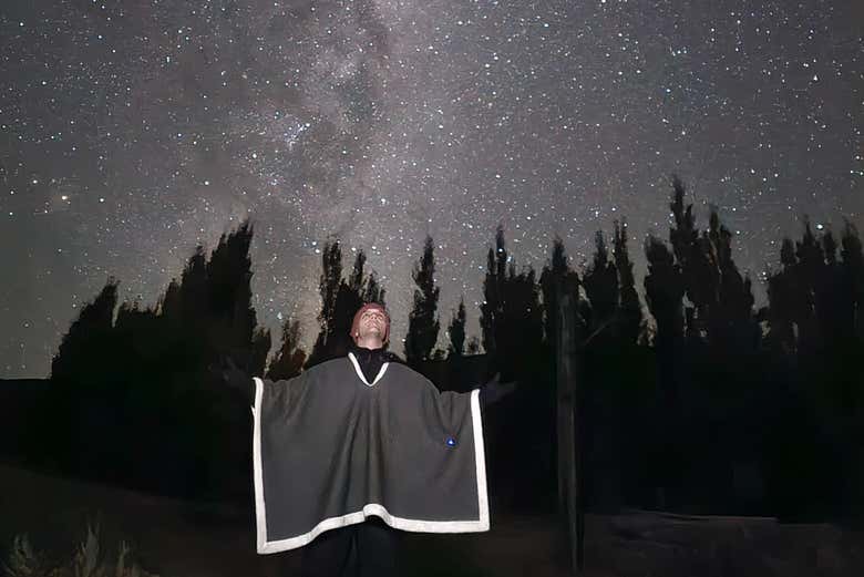 Disfrutando de la velada