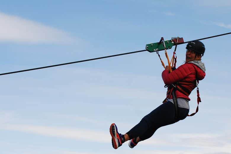 Have a ziplining adventure in Balcones de El Calafate