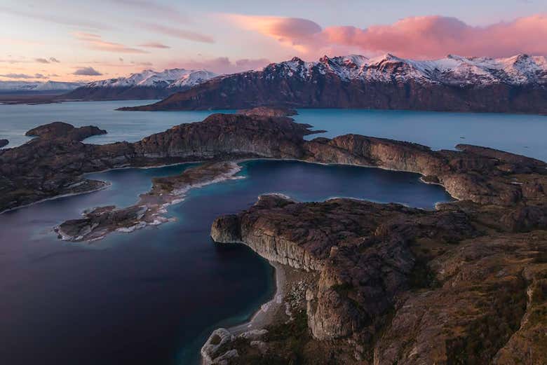 Panorámica del lago Argentino