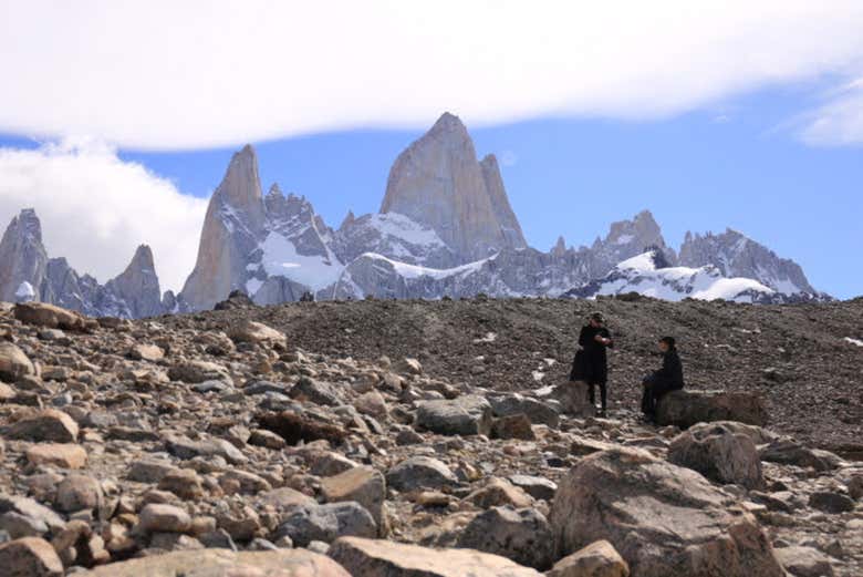 L'imponente Monte Fitz Roy