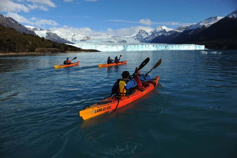 Disfrutando del tour en kayak